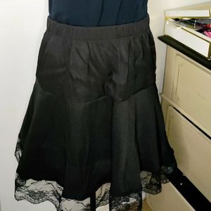 Shein plus size black skirt